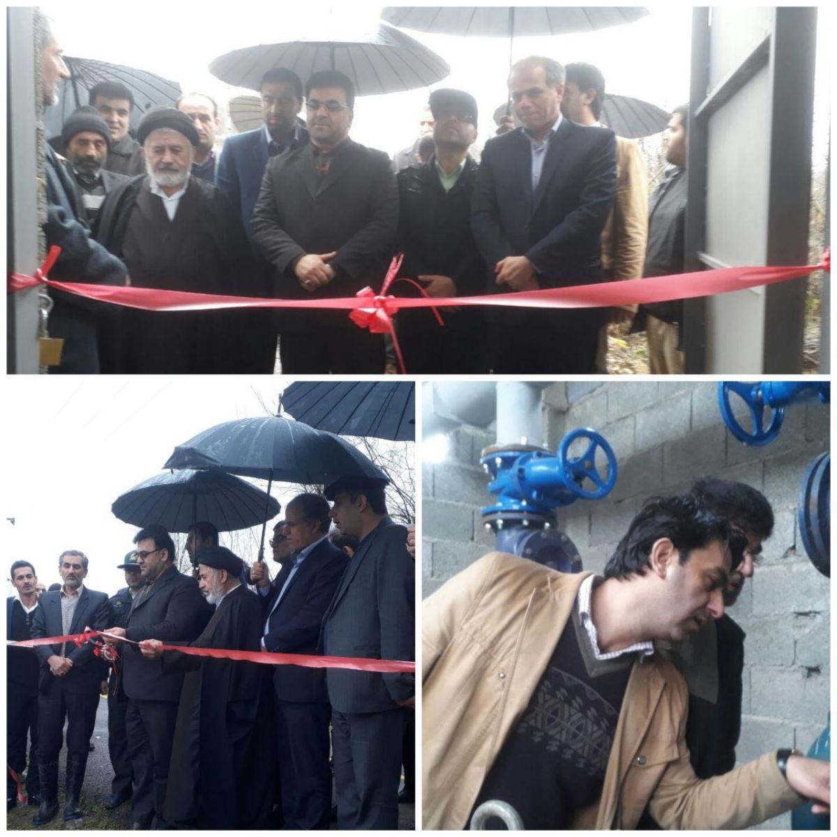 افتتاح دو پروژه عمرانی بخش کشاورزی در شهرستان شفت