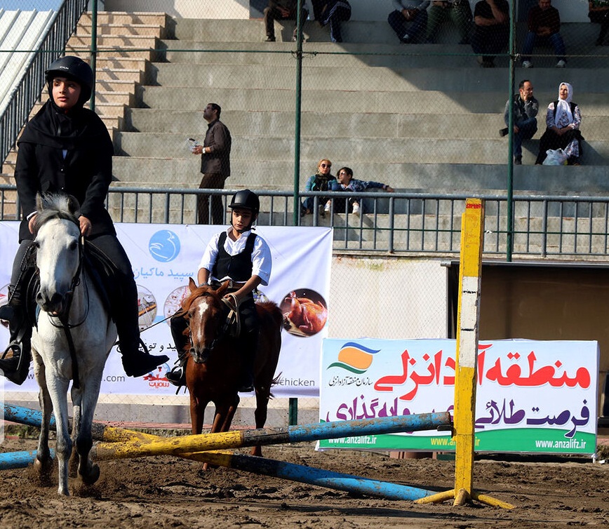 برگزاری هجدهمین جشنواره ملی زیبایی اسب کاسپین در منطقه آزاد انزلی