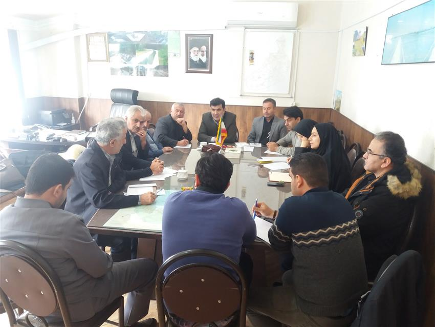 جلسه هماهنگی طرح تجهیز و نوسازی 120 هکتار از اراضی شهرستان شفت برگزار شد