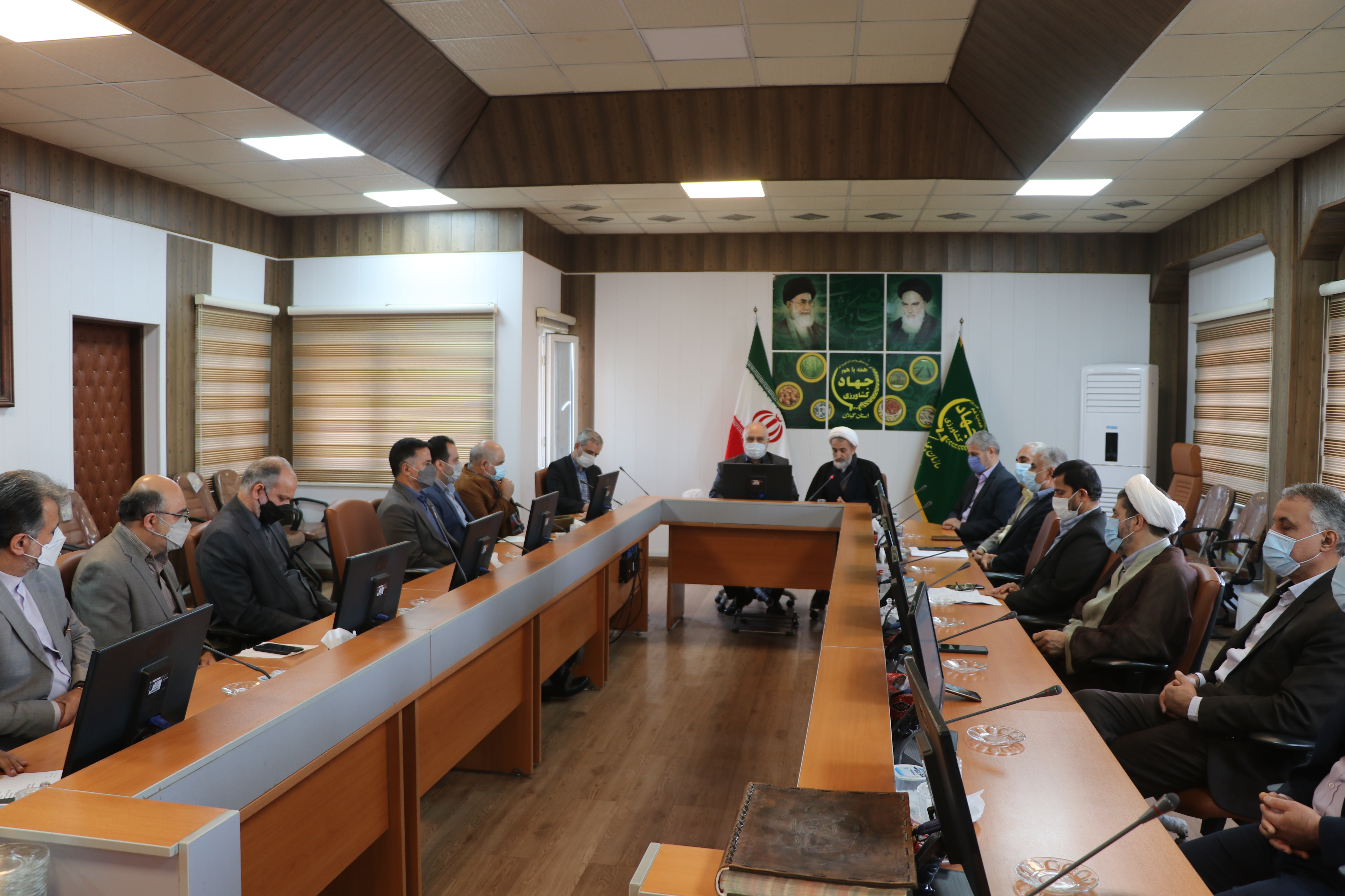 جلسه تودیع و معارفه مدیریت هسته گزینش سازمان جهاد کشاورزی برگزار شد