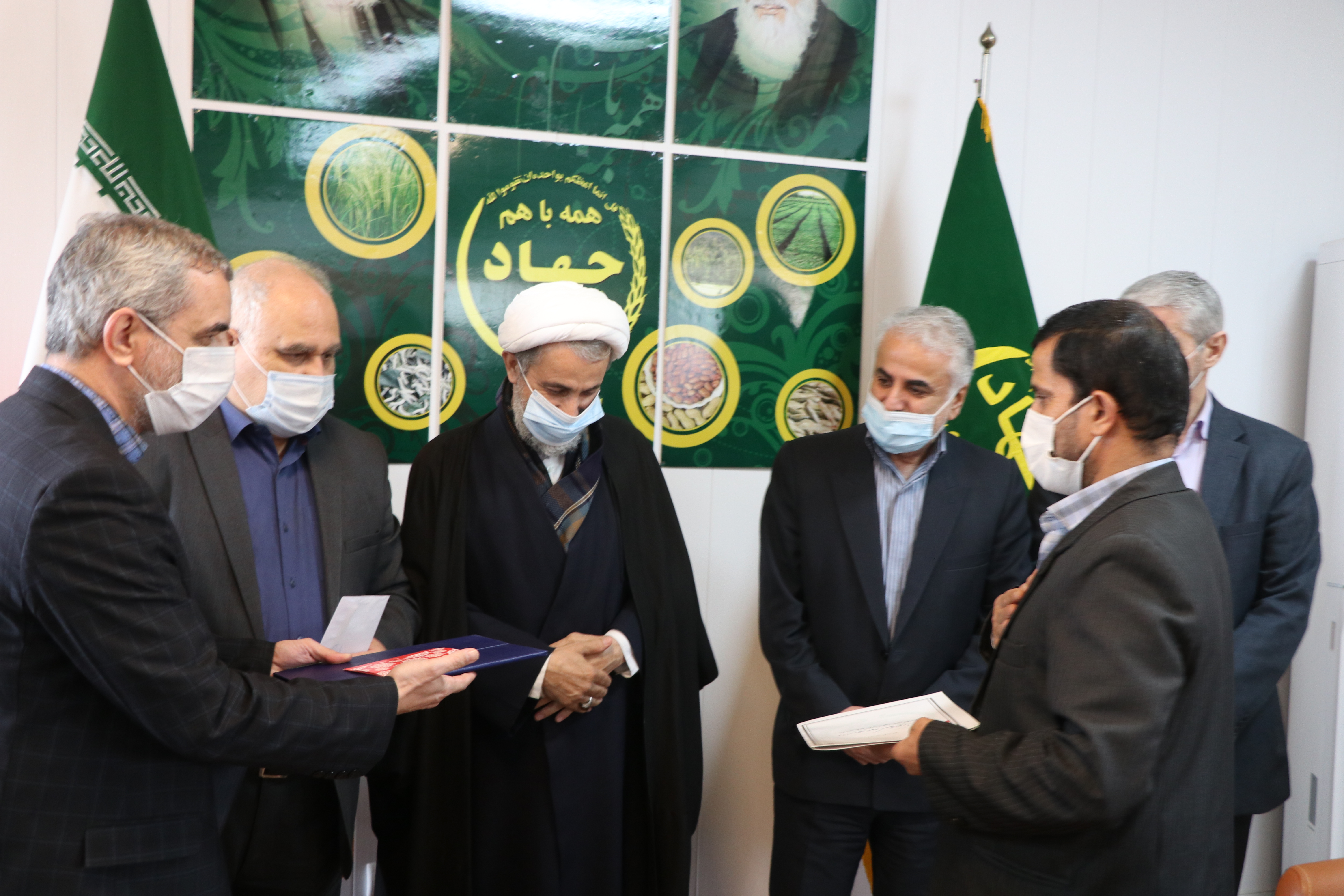 جلسه تودیع و معارفه مدیریت هسته گزینش سازمان جهاد کشاورزی برگزار شد