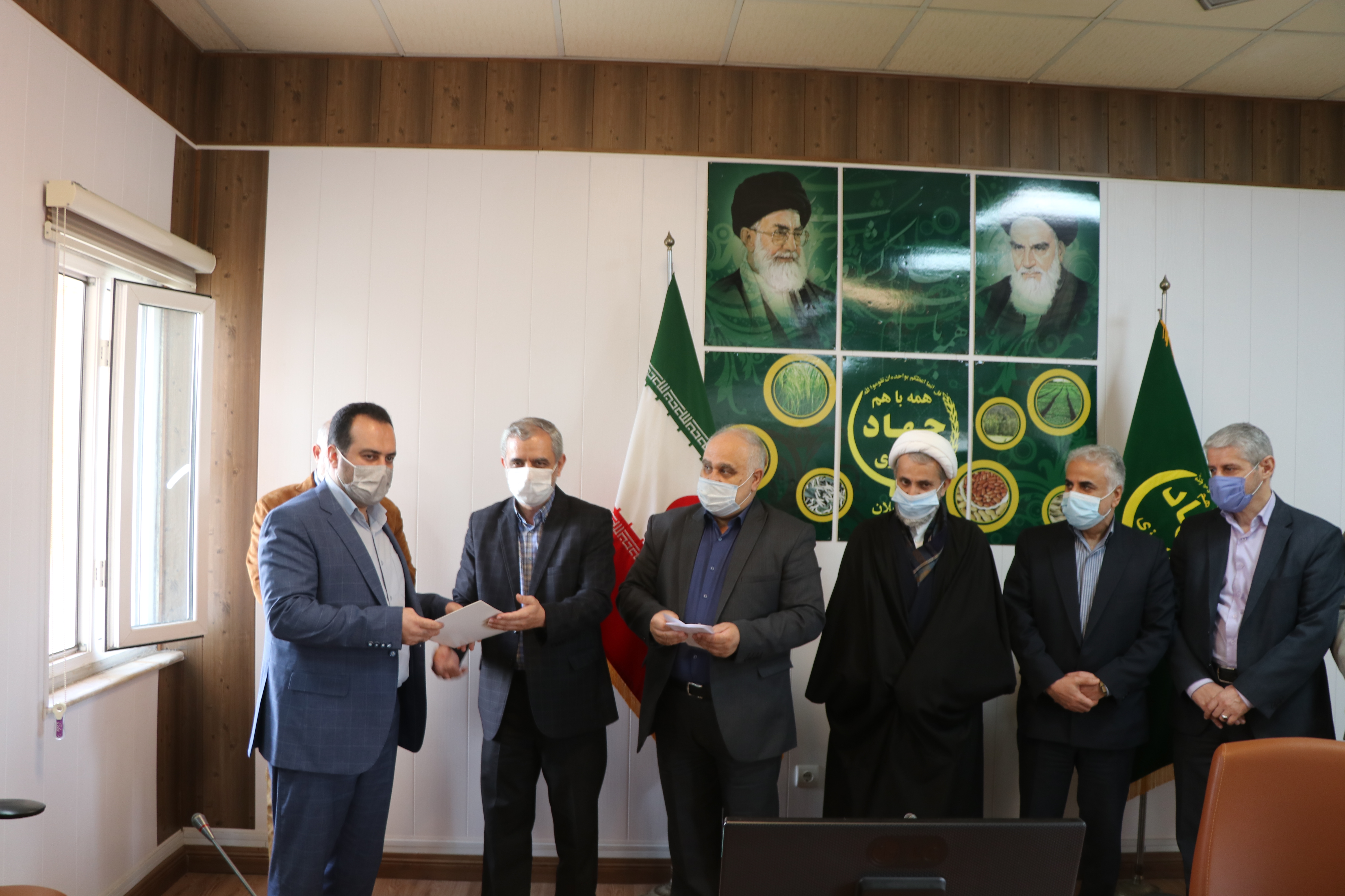 جلسه تودیع و معارفه مدیریت هسته گزینش سازمان جهاد کشاورزی برگزار شد