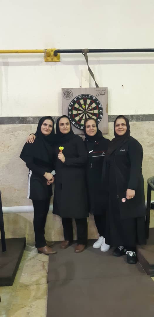 کسب مقام سوم انفرادی سازمان جهاد کشاورزی استان گیلان در مسابقات دارت و مقام سوم تیمی در مسابقات آمادگی جسمانی ویژه  کارکنان دولت (بانوان)