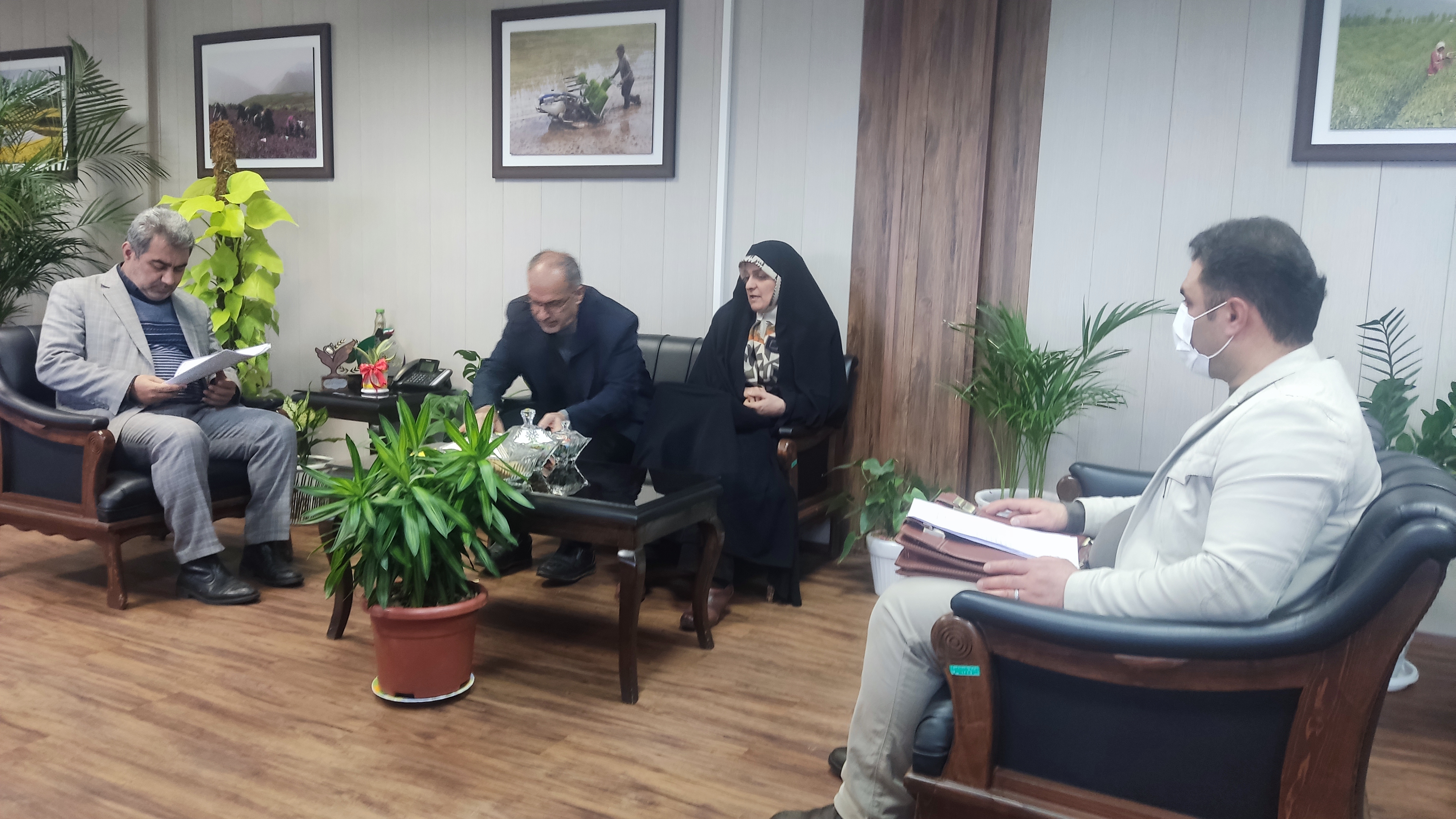 ملاقات مردمی رئیس سازمان جهادکشاورزی گیلان برگزار گردید