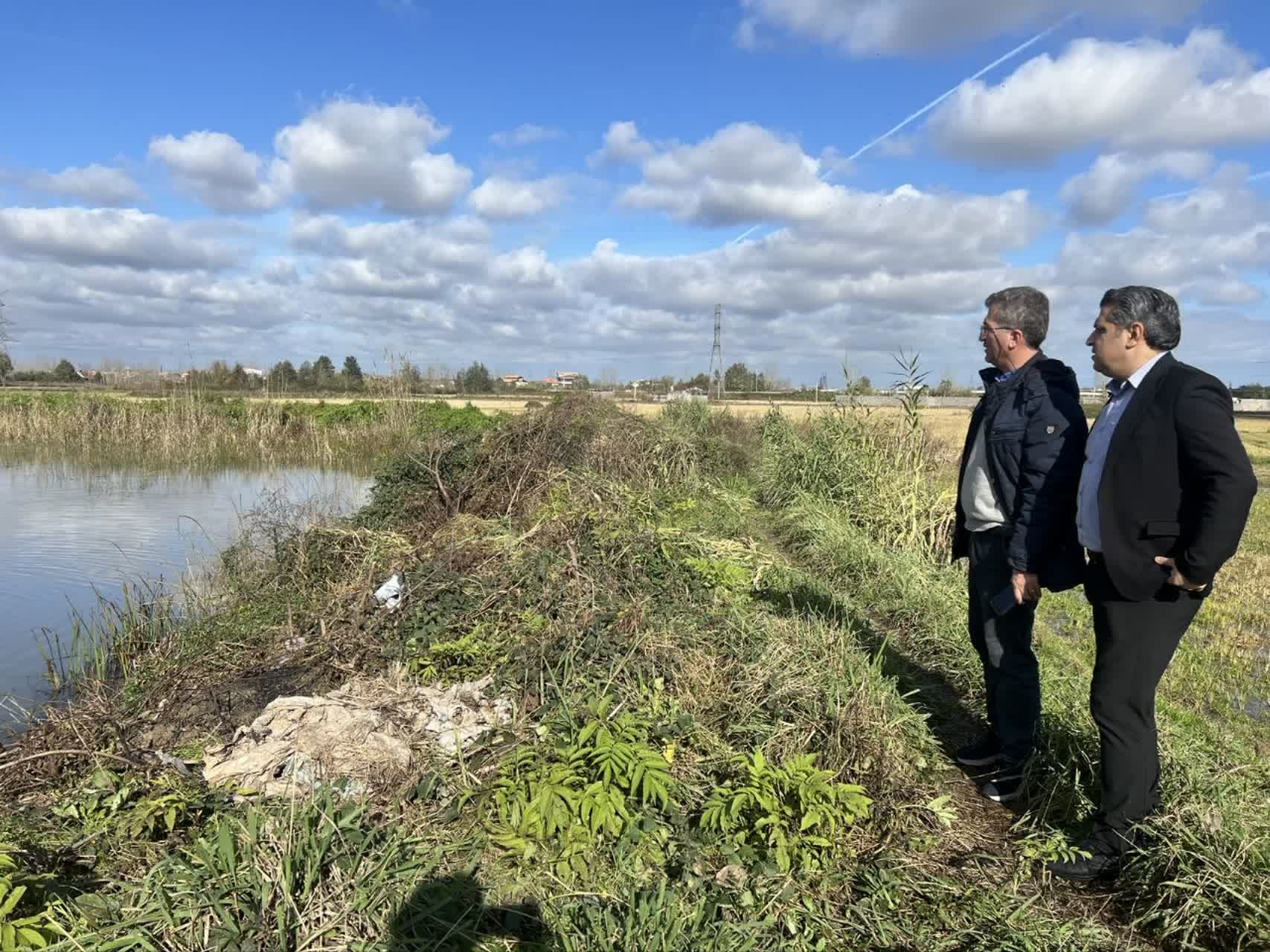عملیات بررسی میدانی آب بندانهای لنگرود آغاز شد