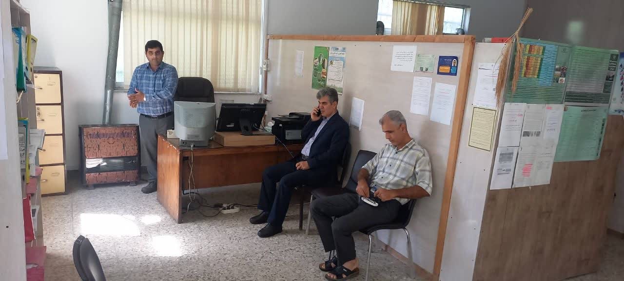 بازدید رئیس سازمان از مراکز خدمات جهاد کشاورزی استان گیلان