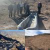 همزمان با گرامیداشت دهه فجر؛ افتتاح  خط انتقال آب کشاورزی توسط لوله در روستای گورد در شهرستان رودبار
