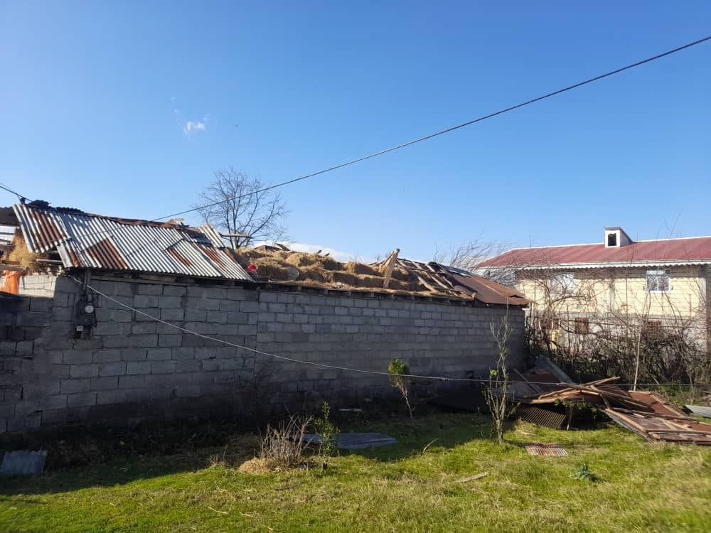 خسارت باد گرم و تندباد در شهرستان تالش 