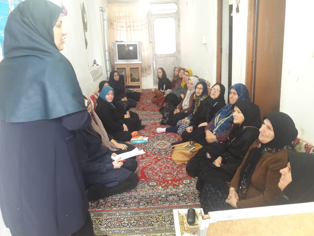 برگزاری کلاس آموزشی تغذیه سالم ویژه زنان روستایی در شهرستان لاهیجان