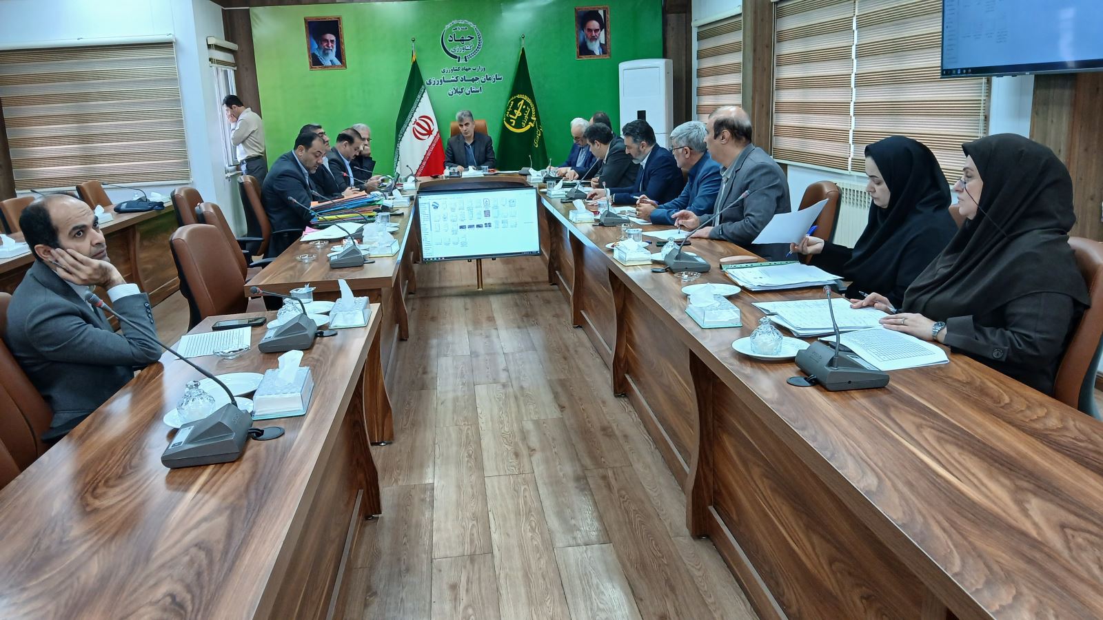 دومین جلسه کمیسیون تبصره یک ماده یک در سازمان جهاد کشاورزی گیلان برگزار شد