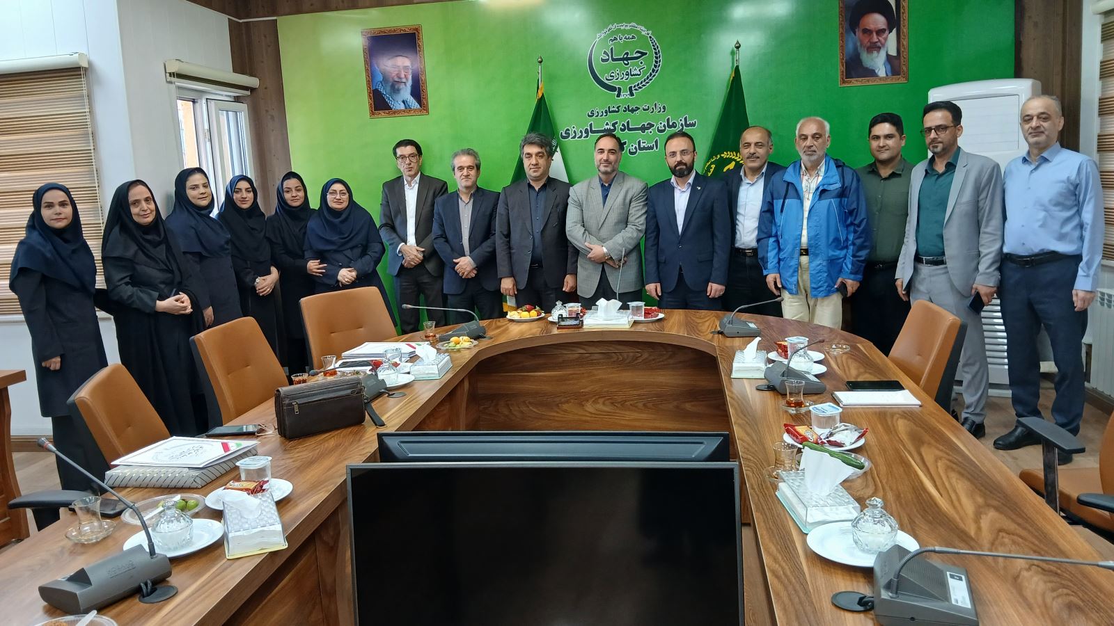 برگزاری جلسه تهک در  سازمان جهاد کشاورزی استان گیلان