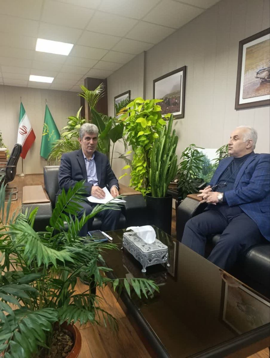 دیدار رئیس سازمان جهاد کشاورزی گیلان با معاون بازرسی استان