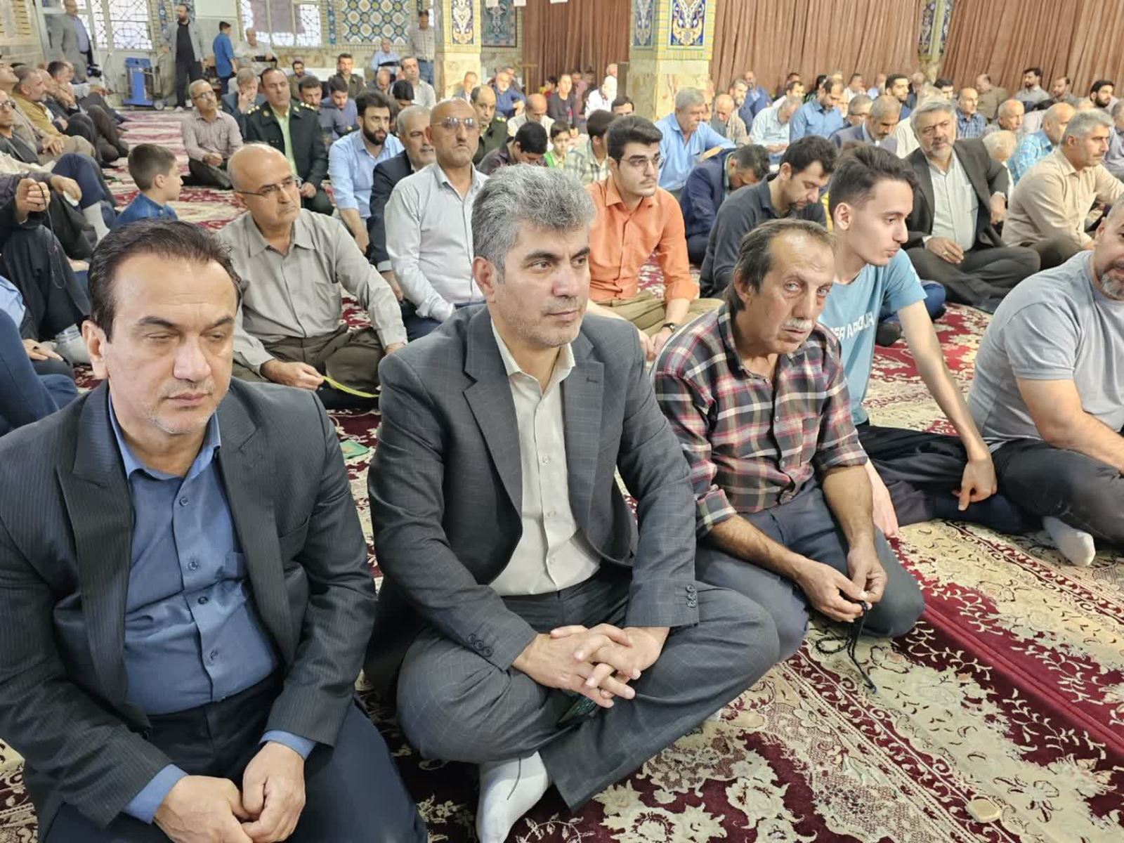 حضور رئیس سازمان جهاد کشاورزی گیلان در نماز جمعه آستانه اشرفیه