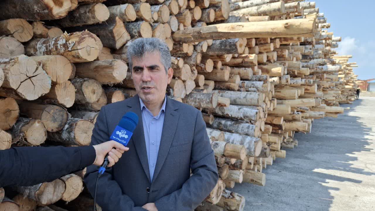 رئیس سازمان جهاد کشاورزی گیلان خبر داد واردات محموله ۱۲۲۲ تنی تنه درخت با پوست برای نخستین بار
