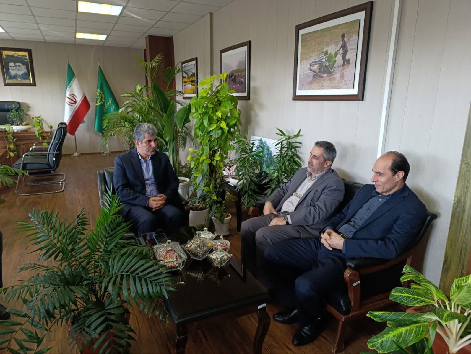 دیدار رئیس سازمان جهاد کشاورزی گیلان با مدیرکل دیوان محاسبات استان 