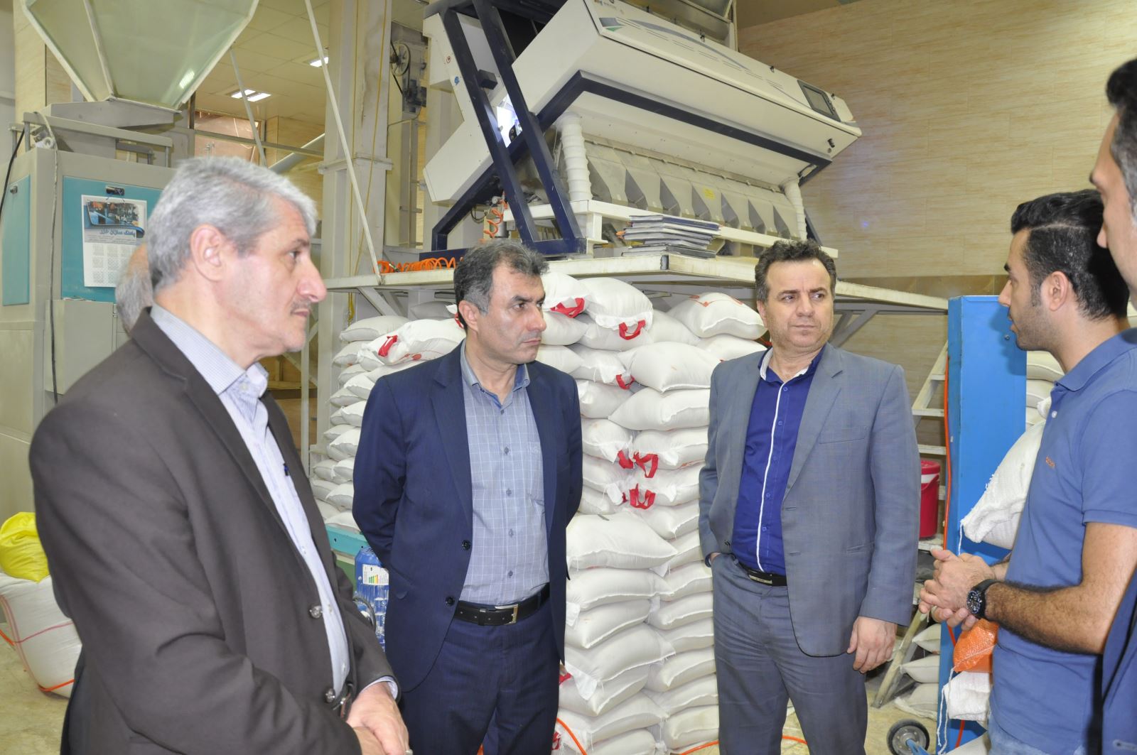 بازدید رئیس سازمان جهاد کشاورزی گیلان از کارخانه شالیکوبی مدرن ۲۰۰۰ تنی کوچصفهان