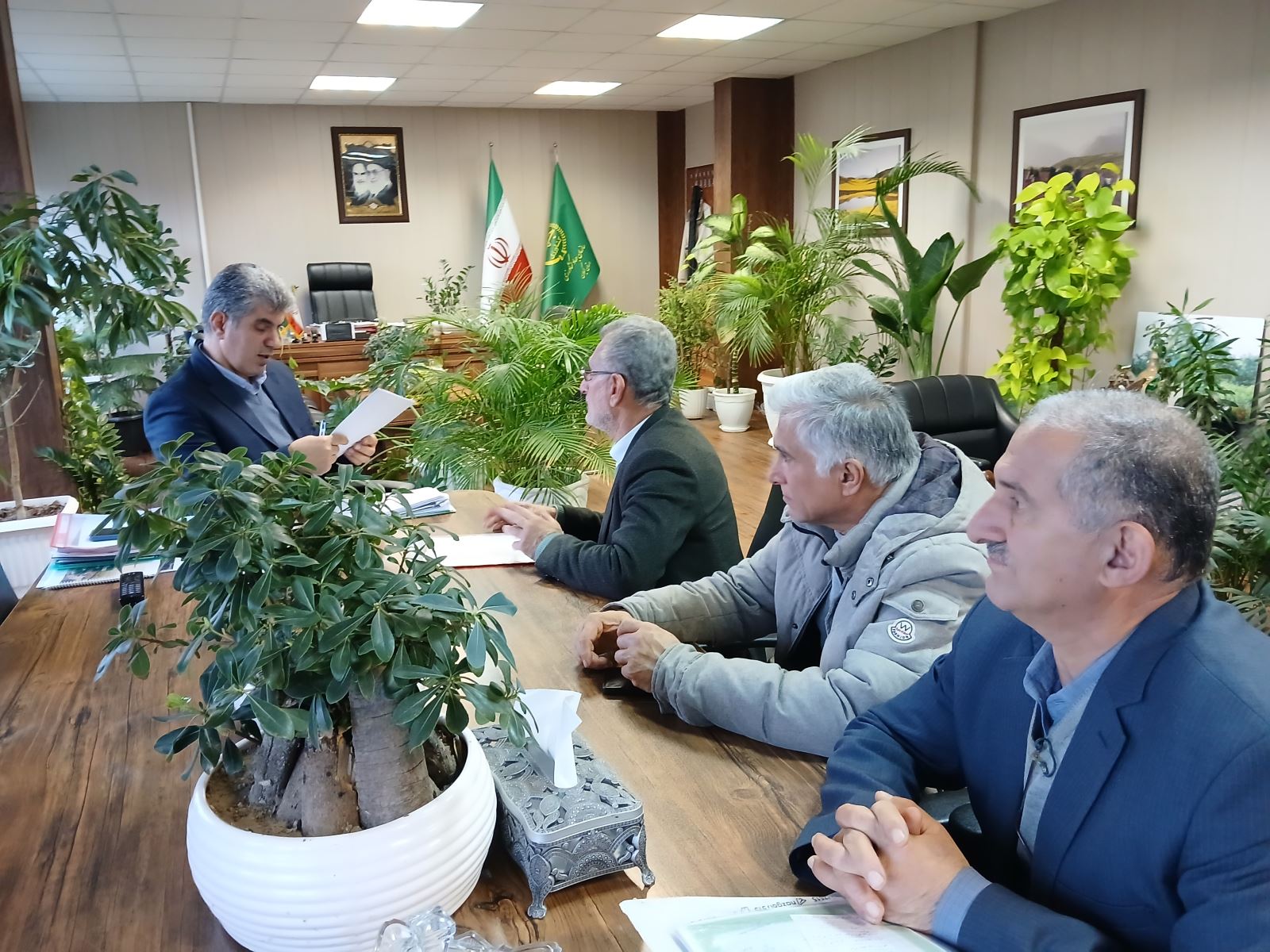 ملاقات مردمی رئیس سازمان جهاد کشاورزی گیلان برگزار شد